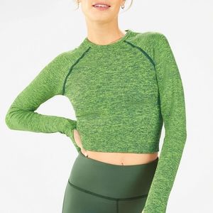 Bri Ribbed Seamless Long-Sleeve Top
